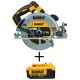 DEWALT 7-1/4 in. 20-Volt MAX XR Lithium-Ion Cordless Brushless Circular Saw with Brake with Bonus Premium Battery Pack 4.0 Ah