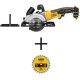 DEWALT ATOMIC 20V MAX Cordless Brushless 4-1/2 in. Circular Saw (Tool-Only) w/ ATOMIC 4-1/2 in. 24-Tooth Circular Saw Blade