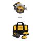 DEWALT 20V MAX Cordless Brushless 7-1/4 in. Circular Saw (Tool Only) w/ 6.0Ah Battery, 4.0Ah Battery, Charger & Kit Bag
