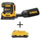 DEWALT 20-Volt MAX XR Cordless Brushless 1/4 Sheet Variable Speed Sander w/ (1) 20-Volt Battery 3.0Ah