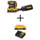 DEWALT 20V MAX XR Cordless Brushless 1/4 Sheet Variable Speed Sander (Tool-Only) with 20V 4.0Ah Battery and 12V - 20V Charger