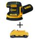 DEWALT 20-Volt MAX XR Li-Ion Cordless Brushless 5 inch Random Orbital Sander (Tool-Only) w/ 20-V Li-Ion Compact Battery 3.0Ah