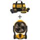 DEWALT - 20-Volt MAX Li-Ion Cordless Brushless 5-inch Random Orbit Sander w/ 20-V Cordless & Corded 11-inch Jobsite Fan(Tool-Only)