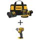 DEWALT 20-Volt MAX Li-Ion Cordless Brushless 5 in. Random Orbital Sander Kit w/ 20-Volt 3/8 in. Impact Wrench (Tool-Only)