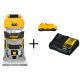DEWALT 20-Volt MAX Lithium-Ion Cordless Brushless Router (Tool-Only) w/ Free 20-Volt MAX Battery 3.0Ah & Charger