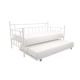 DHP Mia White Twin Daybed and Trundle Set
