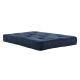 DHP Classic 8-inch Independently Encased Coil Futon Full Size Mattress Navy with CertiPUR-US Certified Foam