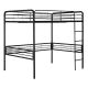 DHP - Amelia Black Full Metal Loft Bed