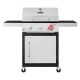 Dyna-Glo 3-Burner Propane Gas Grill in Stainless Steel w/ TriVantage Multifunctional Cooking System