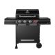Dyna-Glo 4-Burner Propane Gas Grill in Matte Black w/ SearPlus Sear Burner