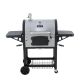 Dyna Glo Heavy-Duty Charcoal Grill in Black and Stainless Steel