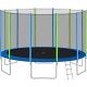 maocao hoom 16 ft. Backyard Trampoline w/ Safety Enclosure and Ladder