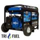 DUROMAX 13,000-Watt/10,500-Watt Tri-Fuel Remote Start Gasoline Propane Natural Gas Portable Generator with CO Alert