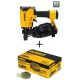 DEWALT Pneumatic 15-Degree Coil Roofing Nailer w/Bonus 1-1/4 inch x 0.120 Gal Galvanized Steel Coil Roofing Nails (7,200-Pack)
