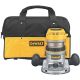 DEWALT 2-1/4 HP EVS Fixed Base Router Kit w/ Soft Start