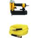 DEWALT 18-Gauge Pneumatic Brad Nailer with Bonus 50 ft. x 1/4 in. Air Hose