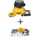 DEWALT 6 Gal. 165 PSI Heavy-Duty Pancake Electric Air Compressor & 18GA Brad Nailer Kit(1-Tool) w/Mechanics Tool Set(108-pc)