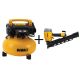 DEWALT 6 Gal. Electric Air Compressor with Bonus Pneumatic 21-Degree Collated Framing Nailer