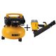 DEWALT 6 Gal. Electric Air Compressor with Bonus Pneumatic 28-Degree Framing Nailer
