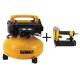 DEWALT 6 Gal. Portable Electric Air Compressor with Bonus Brad Nailer