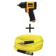 DEWALT 3/8 in. Pneumatic Impact Wrench with Bonus 50 ft. x 1/4 in. Air Hose