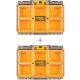 DEWALT Tough System 2.0 6-Compartment Small Parts Organizer (2-Pack)