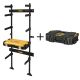 DEWALT TOUGHSYSTEM 25-1/2-inch Workshop Racking Storage System and Small Parts Organizer w/ Bonus TOUGHSYSTEM 2.0 Small Tool Box
