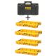 DEWALT TOUGHSYSTEM 2.0 22 in. Medium Tool Box w/ (4) TOUGHSYSTEM 2.0 Shallow Tool Trays