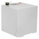 Delta Square Steel Liquid Transfer Tank in White