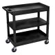 Luxor EC 32 inch Utility Cart in Black