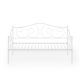 DHP - Andria Black Metal and Upholstered Daybed and Trundle