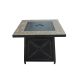 Hampton Bay Crossridge 50,000BTU Antique Bronze Finish Gas Fire Pit