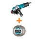 Makita 7.5 Amp Corded 4.5-in X-LOCK AC/DC Switch Angle Grinder w/ Bonus X-LOCK 4.5-in Diamond Masonry Cutting Blade, 2-Pack