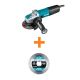 Makita 7.5 Amp Corded 4.5-in X-LOCK AC/DC Switch Angle Grinder w/ Bonus 4.5-in Diamond Ceramic and Granite Cutting Blade