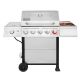 Royal Gourmet 5-Burner Propane Gas Grill in Stainless Steel w/ Sear Burner and Side Burner