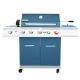 Royal Gourmet 5-Burner Propane Gas Grill in Blue w/ Rotisserie Kit