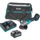 Makita 40V Max XGT Brushless Cordless 4-1/2/5 in. Paddle Switch Angle Grinder Kit w/ Electric Brake (4.0Ah)