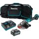 Makita 40V Max XGT Brushless Cordless 7 in./9 in. Paddle Switch Angle Grinder Kit w/ Electric Brake, AWS Capable (4.0Ah)