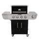 Even Embers - 4-Burner Propane Gas Grill in Black