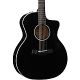 Taylor 214ce-BLK DLX Grand Auditorium Acoustic-Electric Guitar Black