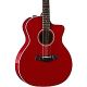 Taylor 214ce-Red DLX Grand Auditorium Acoustic-Electric Guitar Red