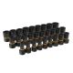 GEARWRENCH 1/4-in and 3/8-in Drive Bolt Biter Impact Extraction Socket Set (28-Piece)