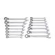 GEARWRENCH 12 Point SAE Metric Reversible Ratcheting Combination Wrench Set 14 pc