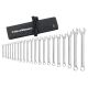 GEARWRENCH Metric Combination Wrench Set w Roll 22 Piece