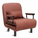 Costway 25-in Width Big and Tall Brown Polyester Convertible Ergonomic Recliner