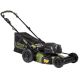 Green Machine 62-Volt Cordless 3-in-1 High Wheel Push Walk Behind Mower, Cutting Width 22-in w/ 4 Ah Battery and Charger