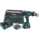 Makita - 40V Max XGT Brushless Cordless 1/2-inch Hammer Driver-Drill Kit (2.5Ah)