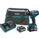 Makita 40V Max XGT Compact Brushless Cordless Compact 1/2-in Hamer Driver-Drill Kit (2.5Ah)