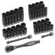 GP 3/8-in Drive Fractional and Metric Duo-Socket Set (59-Piece)