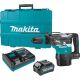 Makita 40V Max XGT Brushless Cordless 1-9/16 in. AVT Rotary Hammer Kit, AFT, AWS Capable (4.0Ah)